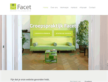 Tablet Screenshot of groepspraktijk-facet.be